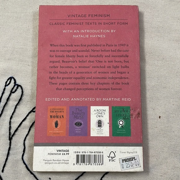 The Second Sex by Simone De Beauvoir | vintage feminism - Picture 3 of 3